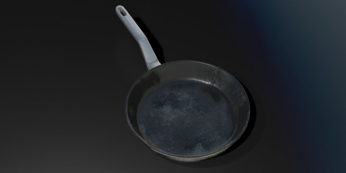 Frying Pan 3D Model 3D model_4