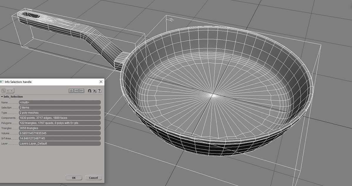 Frying Pan 3D Model 3D model_7