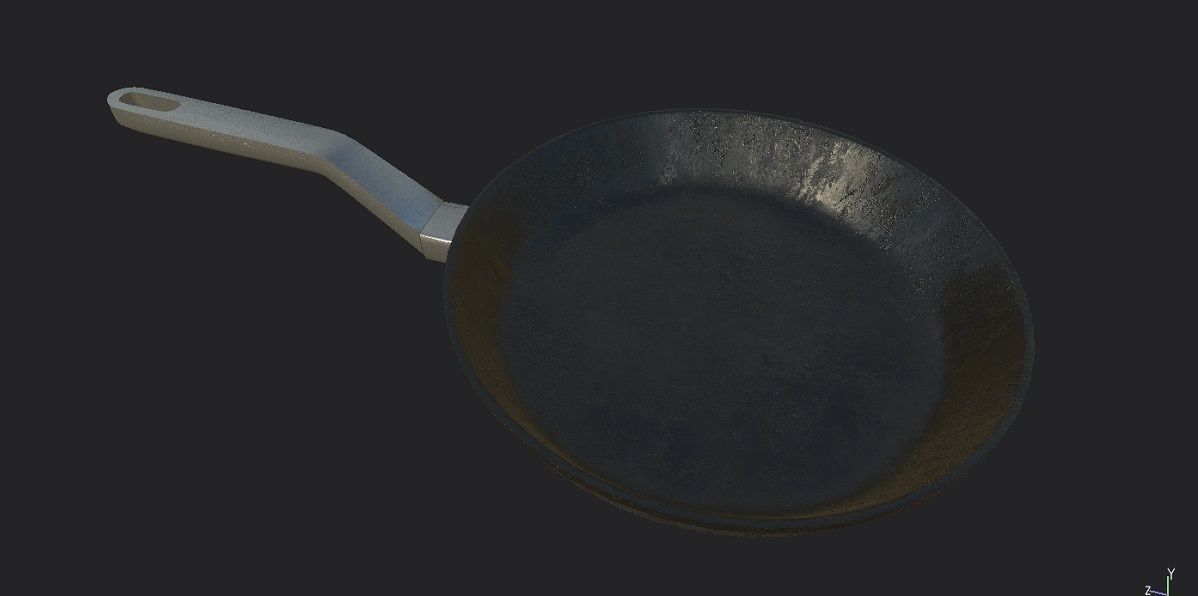 Frying Pan 3D Model 3D model_5