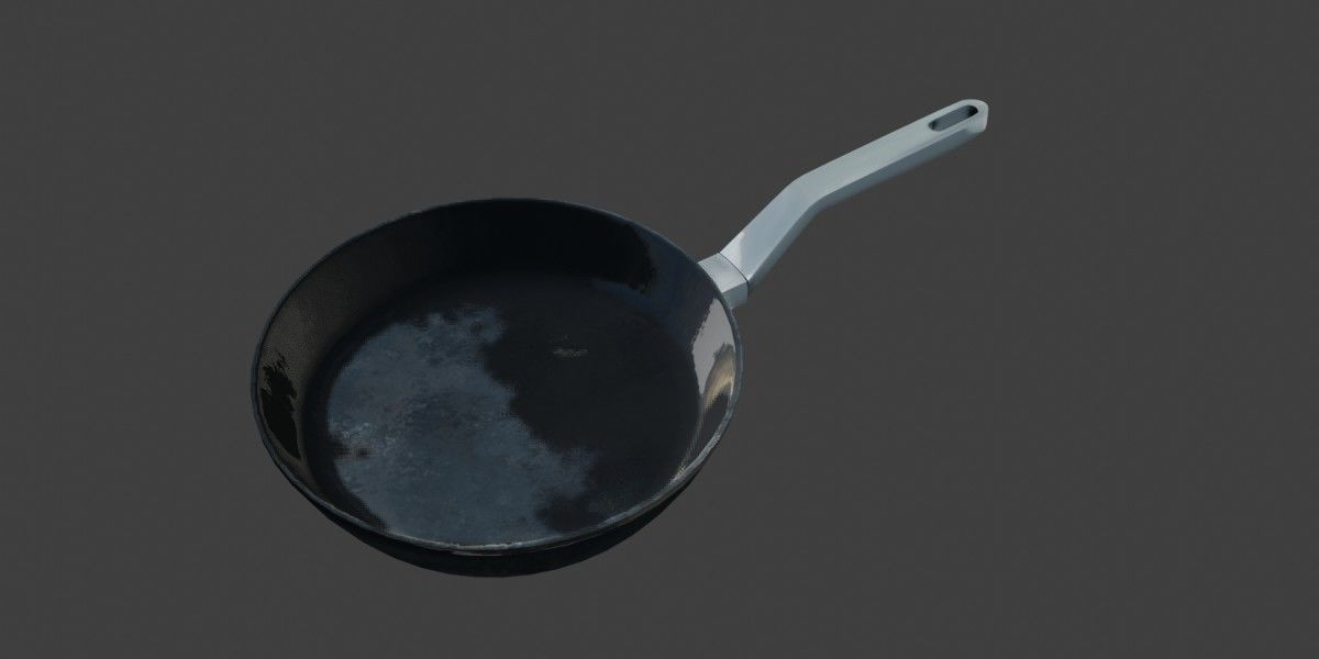 Frying Pan 3D Model 3D model_8