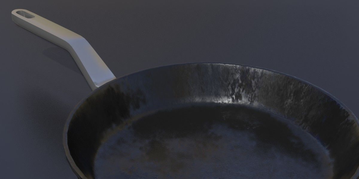 Frying Pan 3D Model 3D model_12