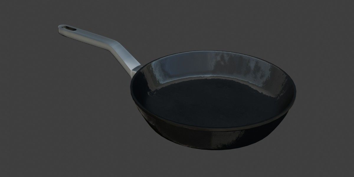 Frying Pan 3D Model 3D model_9
