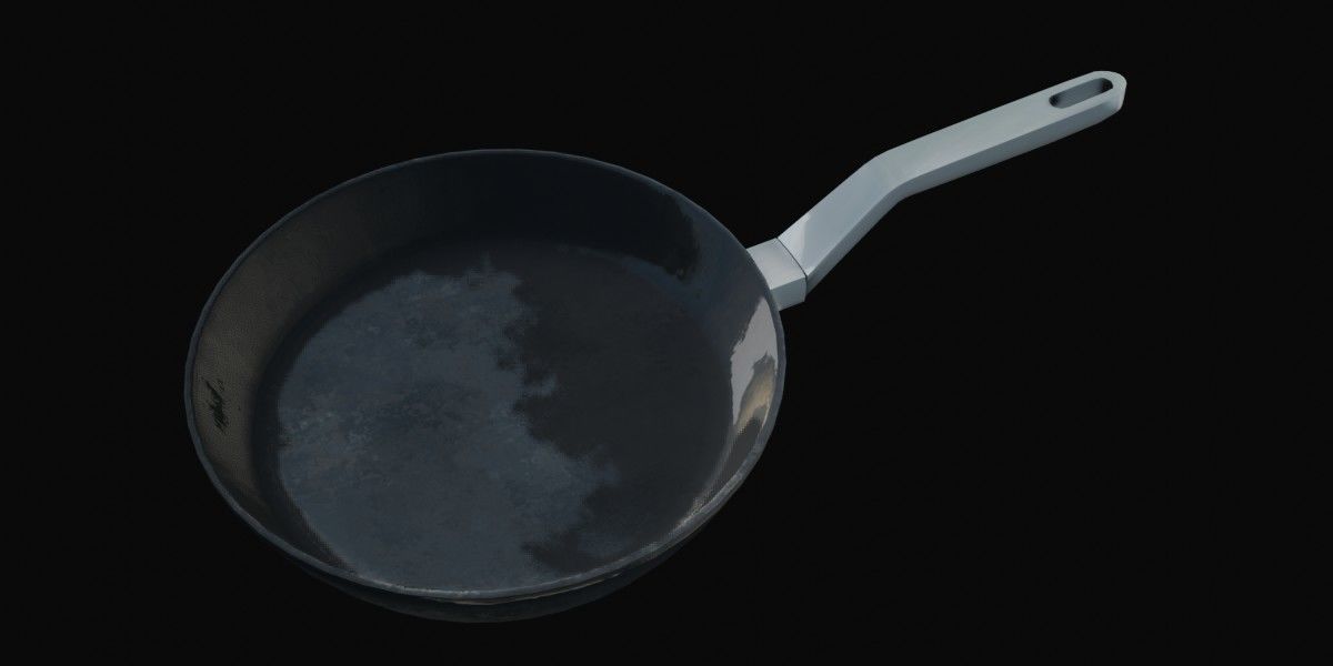 Frying Pan 3D Model 3D model_2