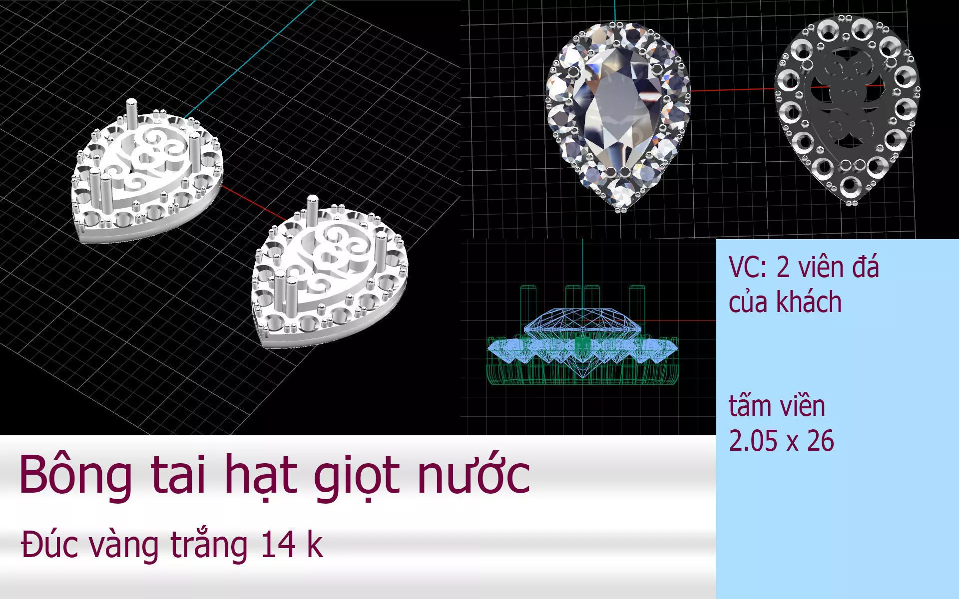 Tear earing 3D print model