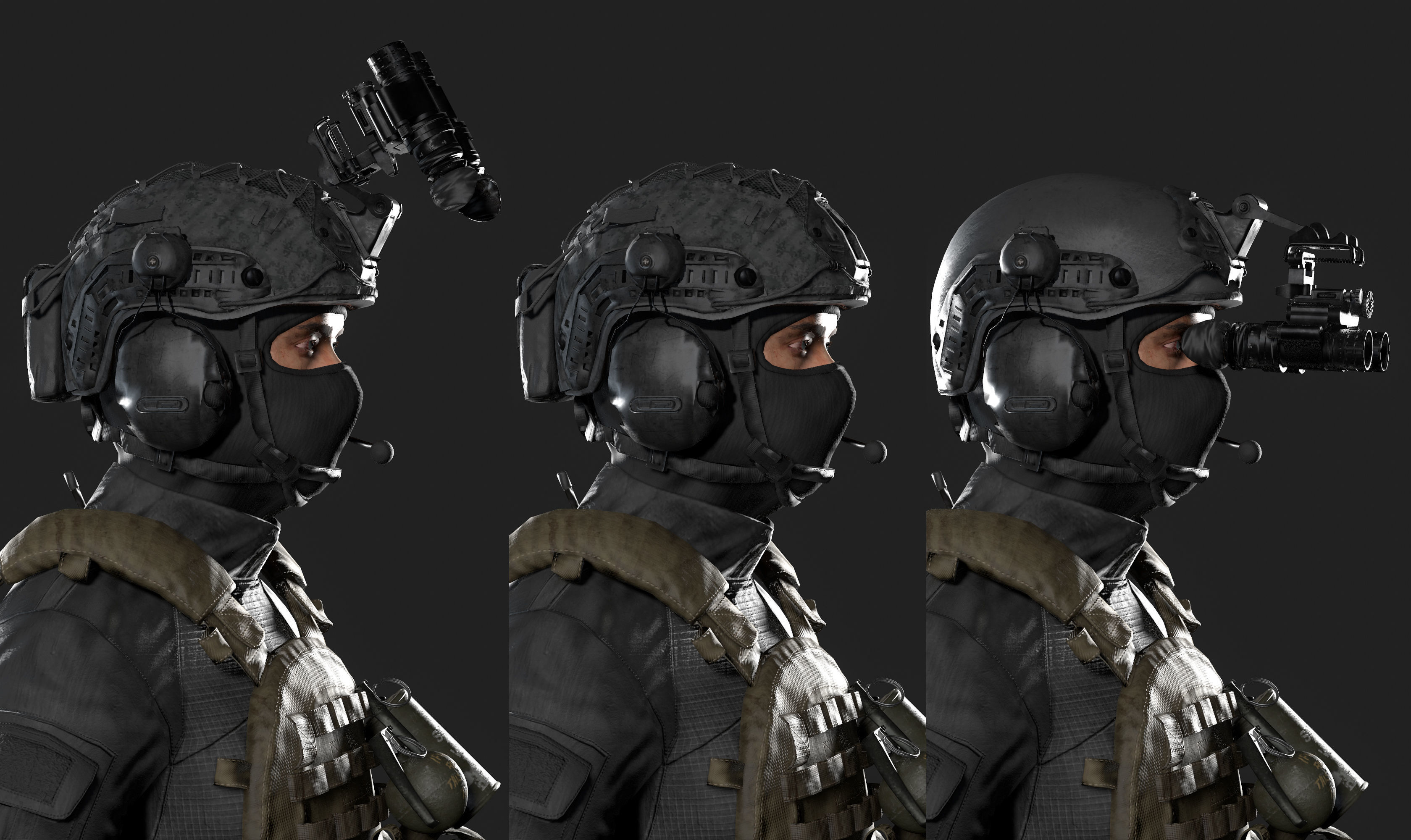 US Soldier GAME READY Low-poly 3D model_3