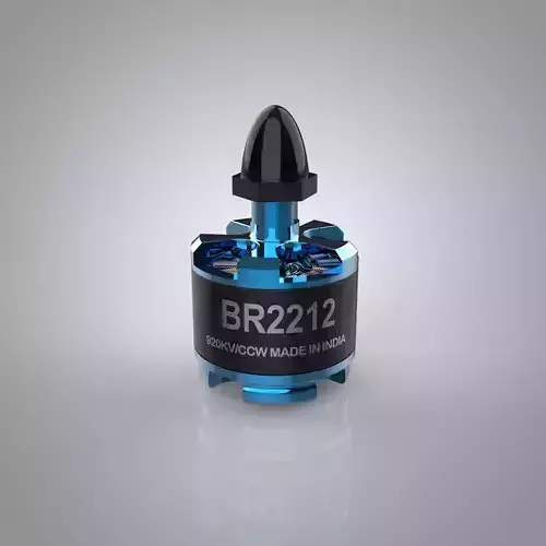 Brushless DC Motor With 1045 Propellers 3D model