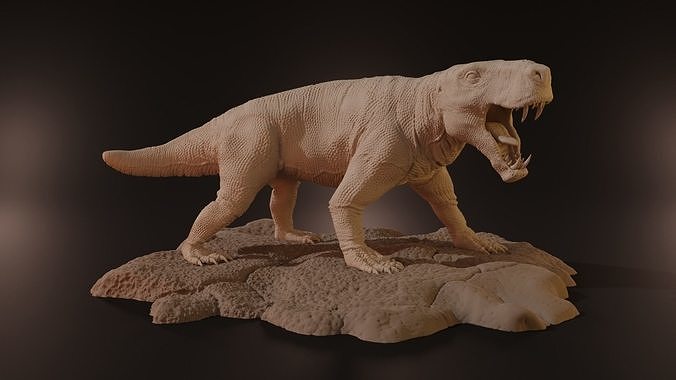 INOSTRANCEVIA - gorgonopsid 3D print model