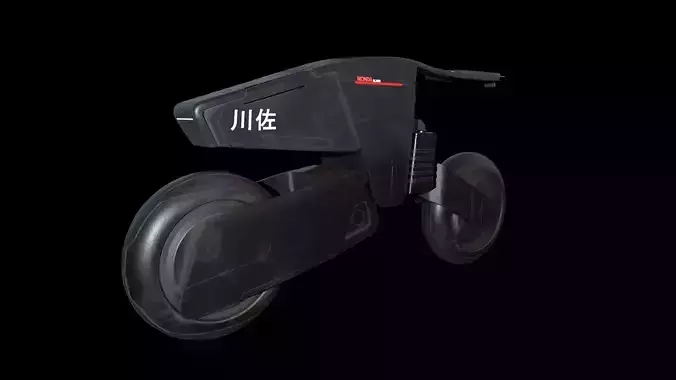 Cyberpunk Motorcycle Concept Design