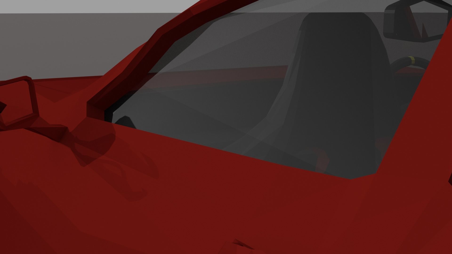 Toyota Supra mk4 Low Poly  Low-poly 3D model_10