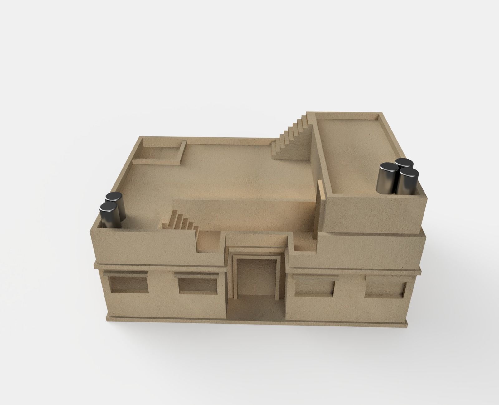 Arabian house  3D print model_3