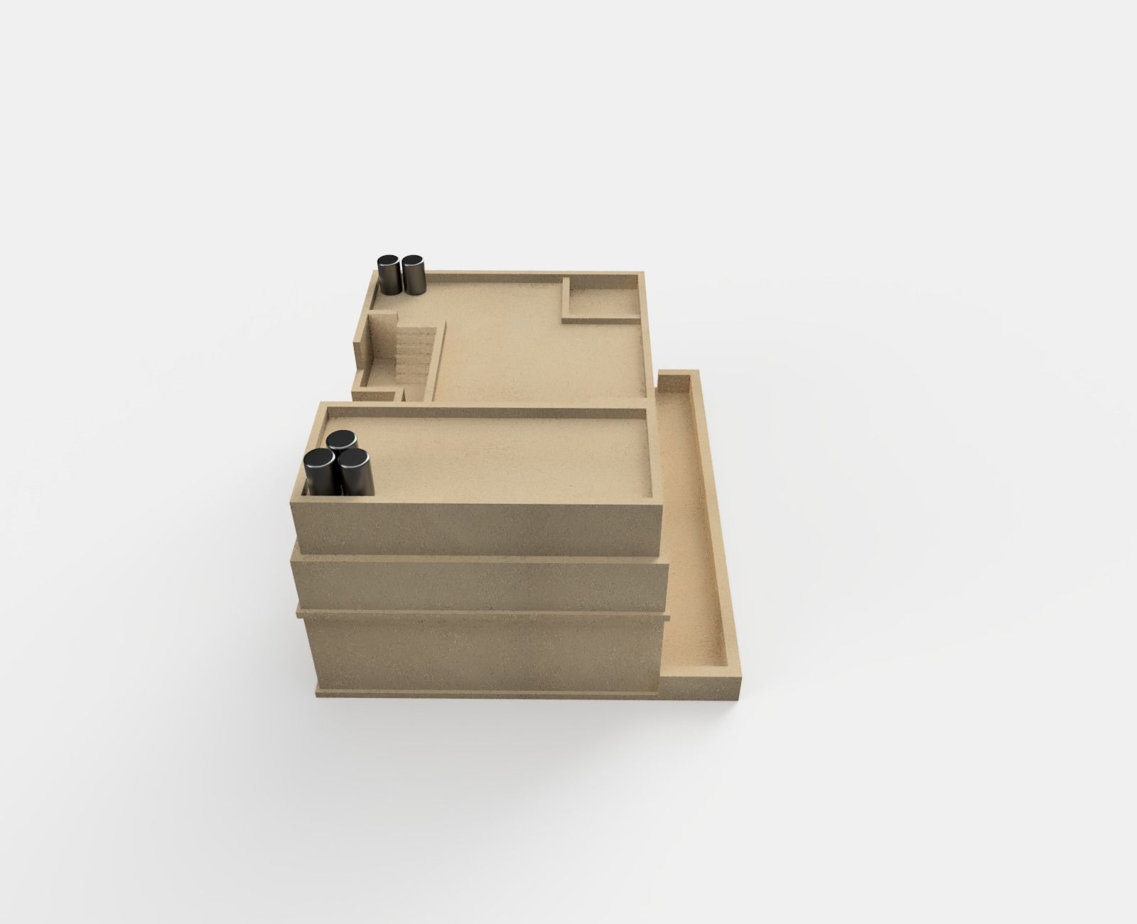 Arabian house  3D print model_6