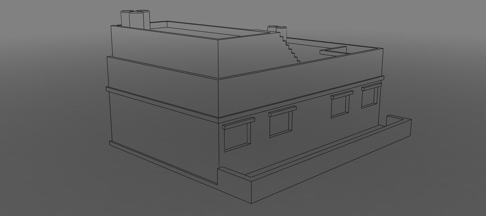 Arabian house  3D print model_17