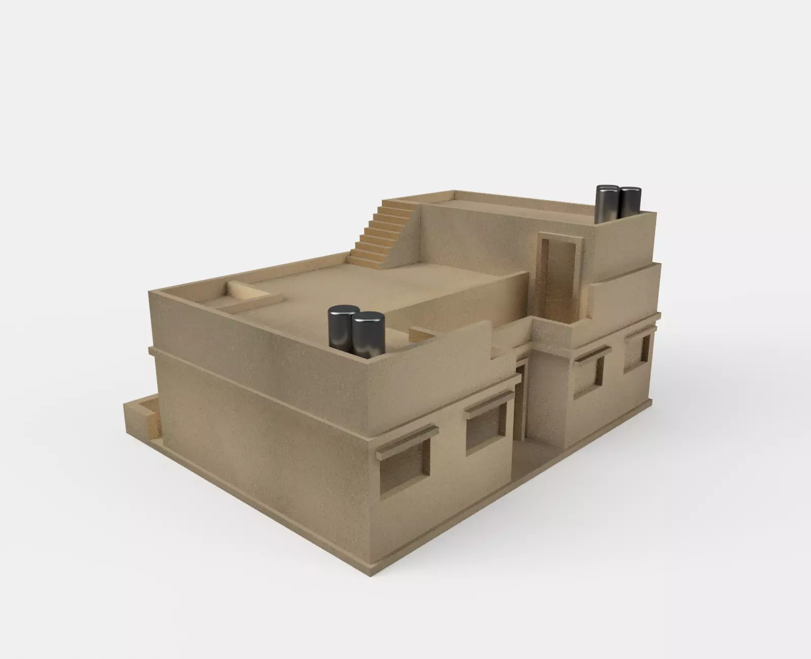 Arabian house  3D print model_0