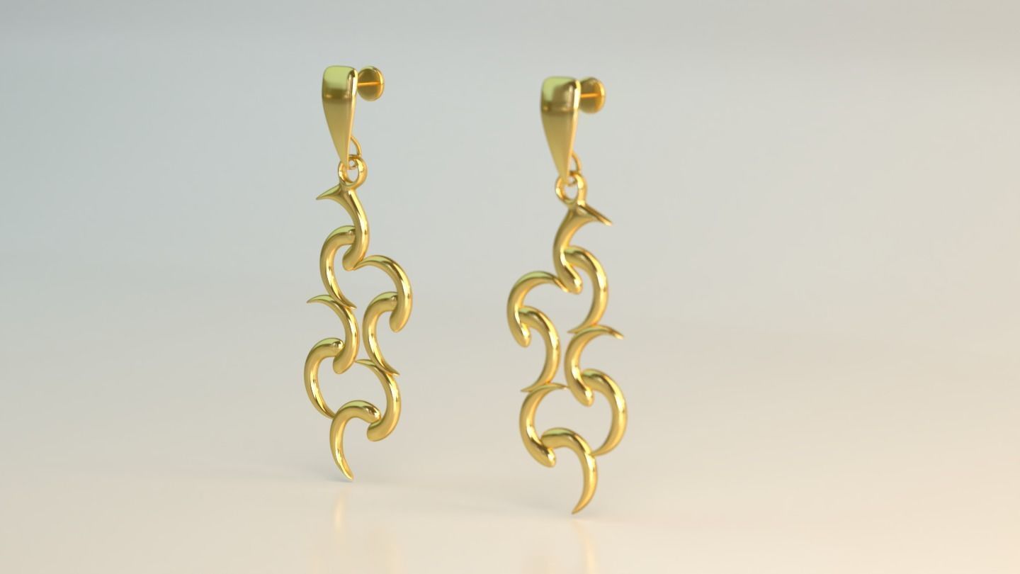 Ear Rings 3D model_3