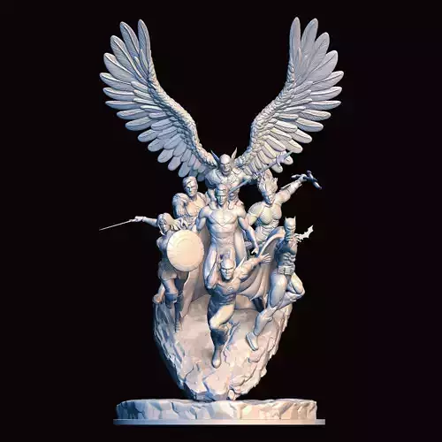 Superman League 3D print model