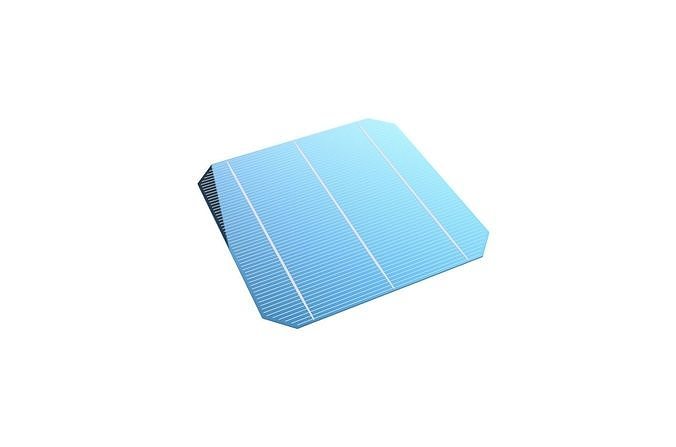 Monocrystalline 6x6 solar cell 3D print model