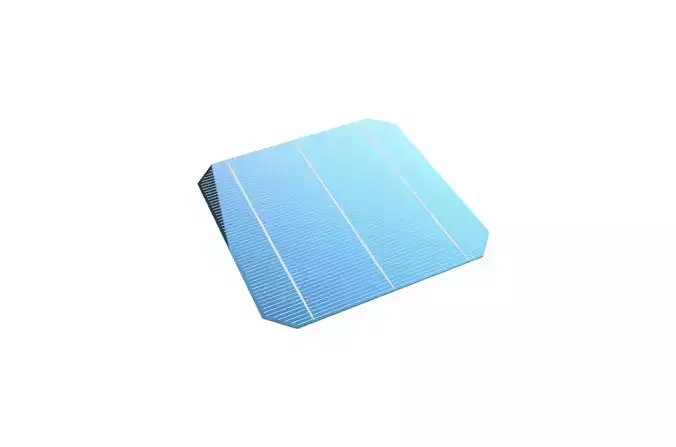 Monocrystalline 6x6 solar cell 3D print model