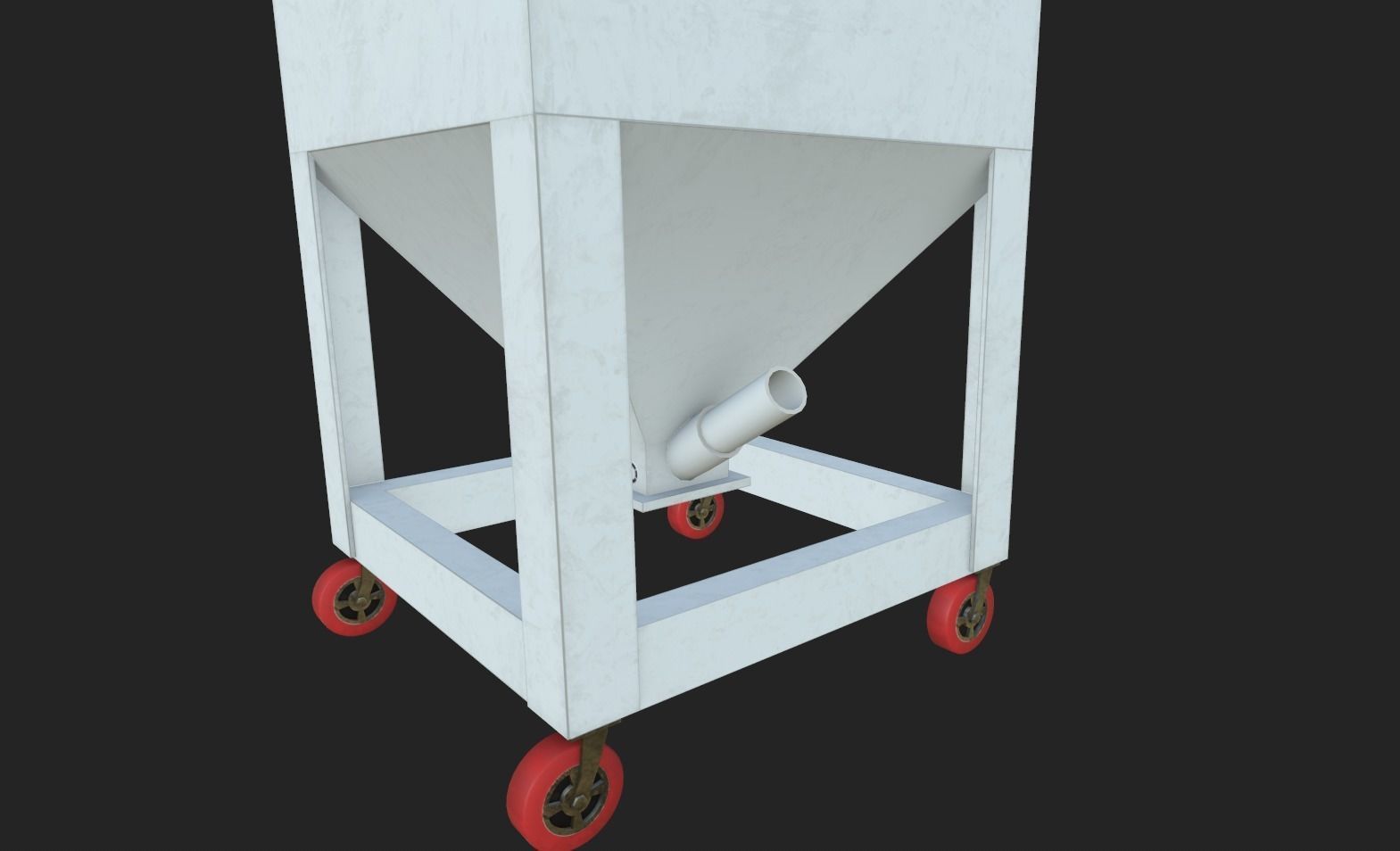 Material Tank Low-poly 3D model_6