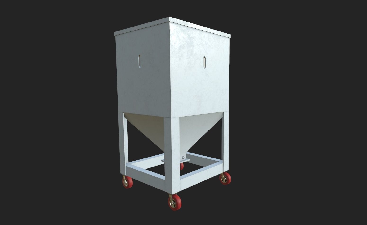 Material Tank Low-poly 3D model_12