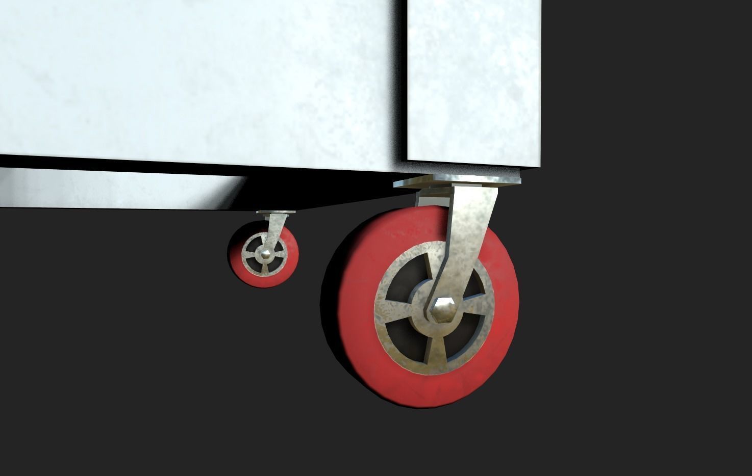 Material Tank Low-poly 3D model_4