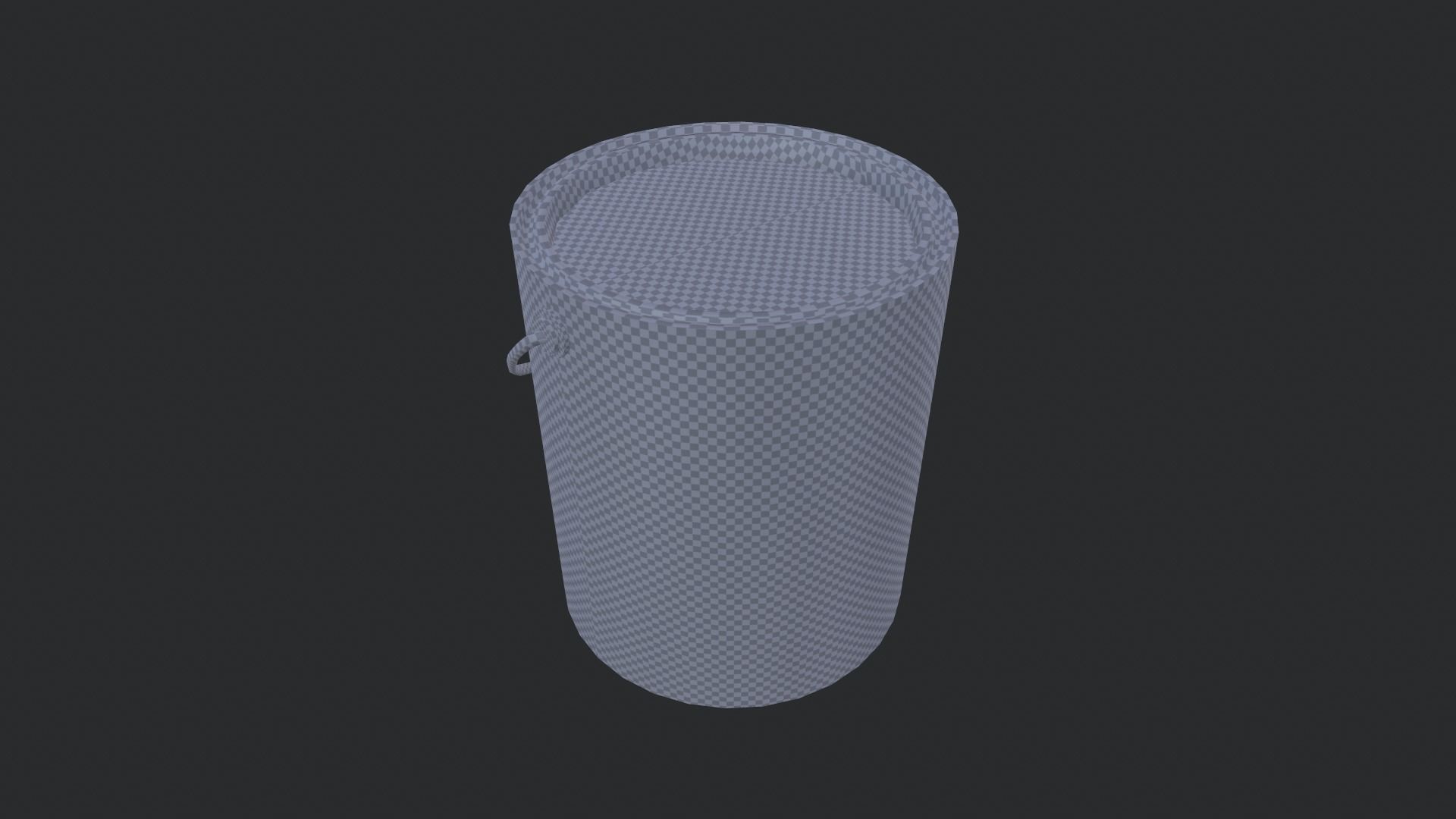 Paint Can Gallon Low-poly 3D model_13