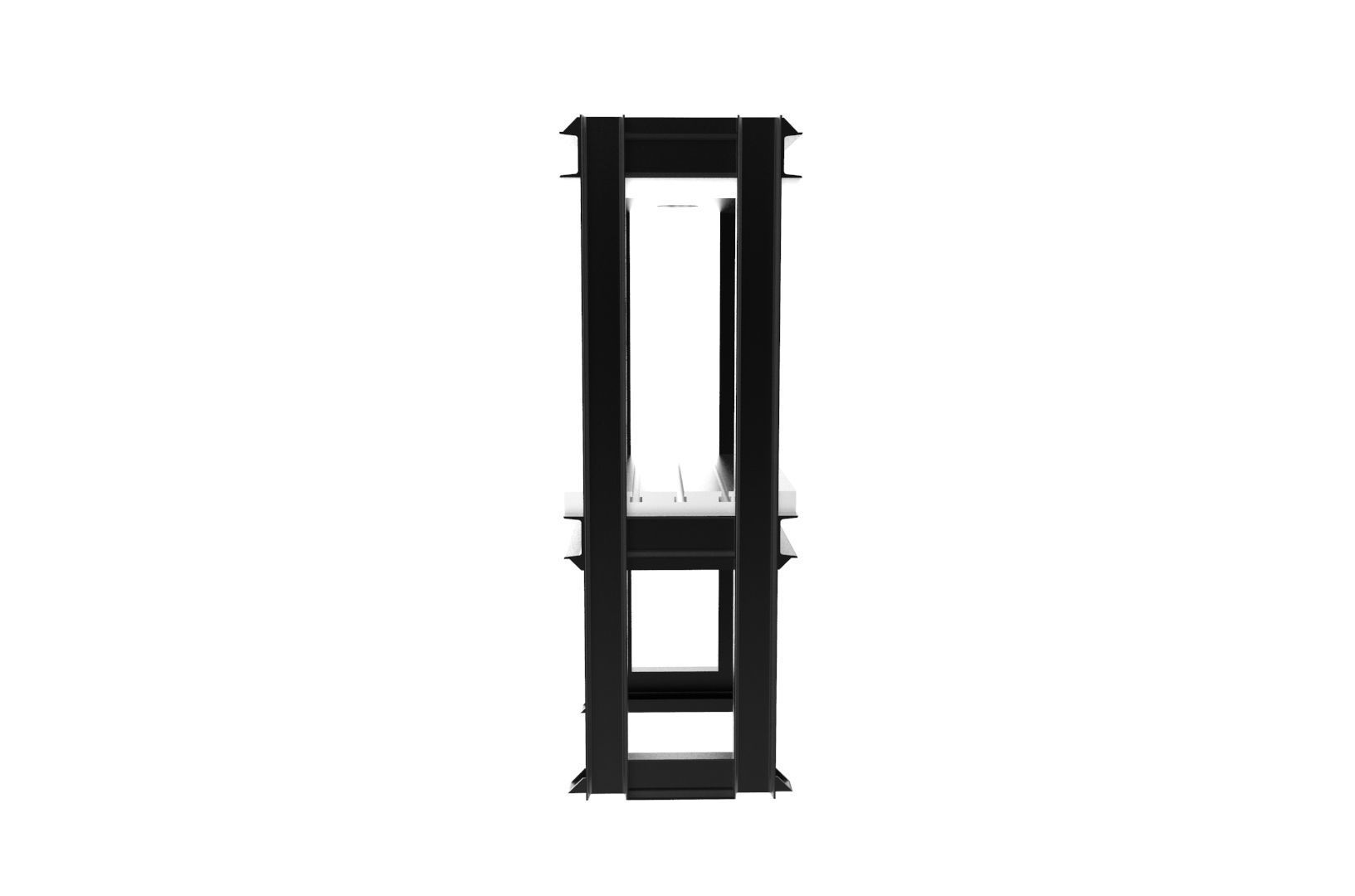 Hydraulic press frame 3D print model_26