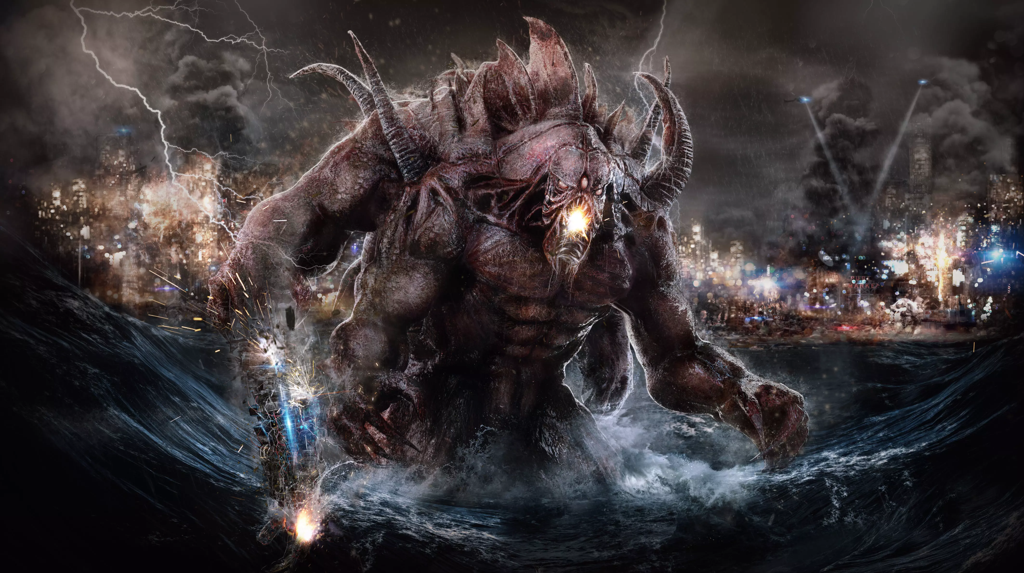 Kaiju monster 3D model