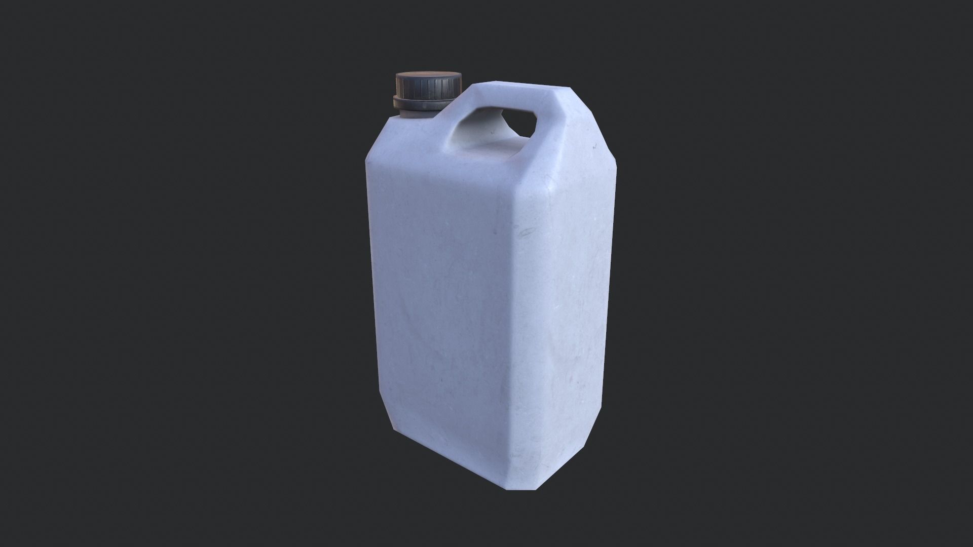 Plastic Canister 02 Low-poly 3D model_2