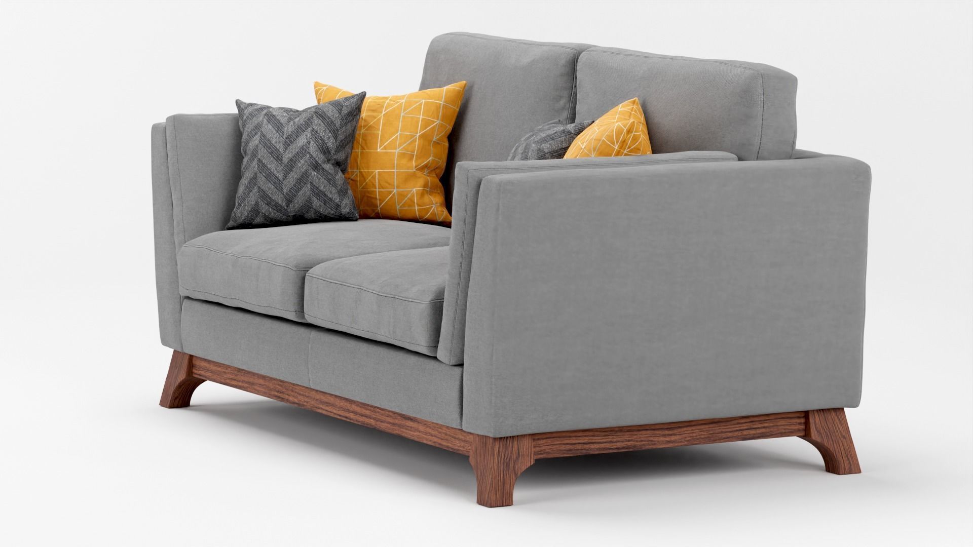 Baxton Studio Sava Mid-Century  3D Model 3D model_6