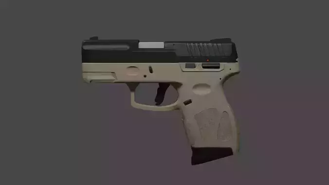 Tauros 9mm glock pistol gun 3D model