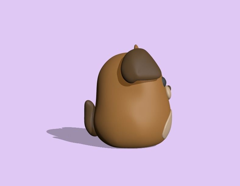 Zodiac Dog 3D print model_1