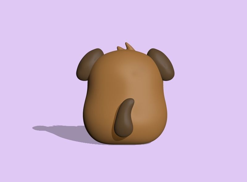 Zodiac Dog 3D print model_2