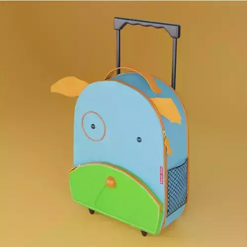 Kids Suitcase Doggy 3D model