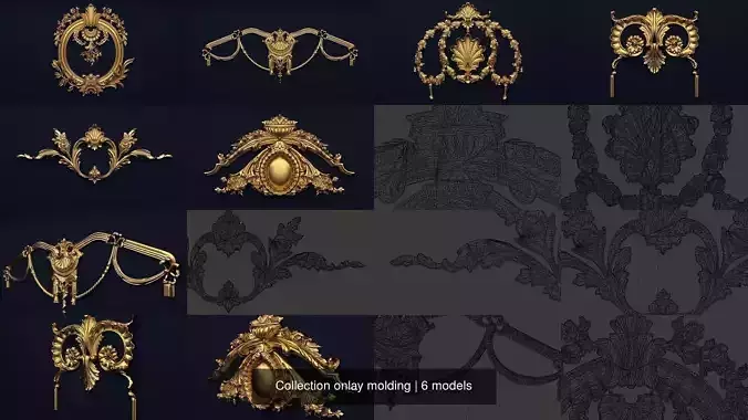 Collection onlay molding