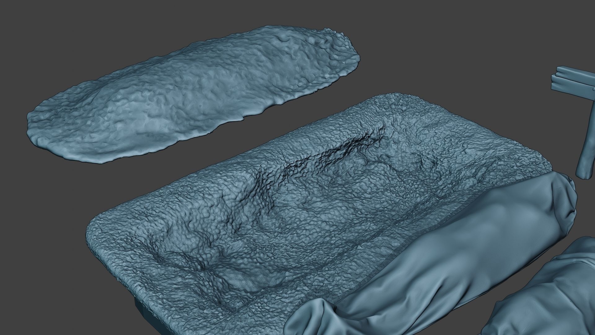 German soldier ww2 Tombs and Corpses G6 3D print model_17