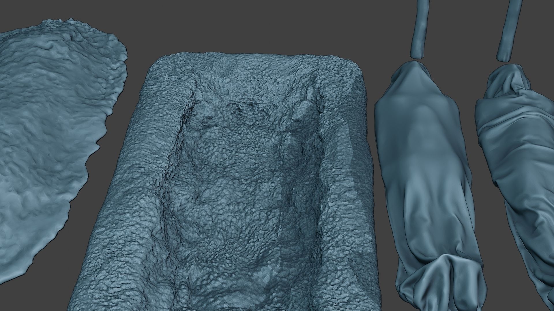 German soldier ww2 Tombs and Corpses G6 3D print model_11