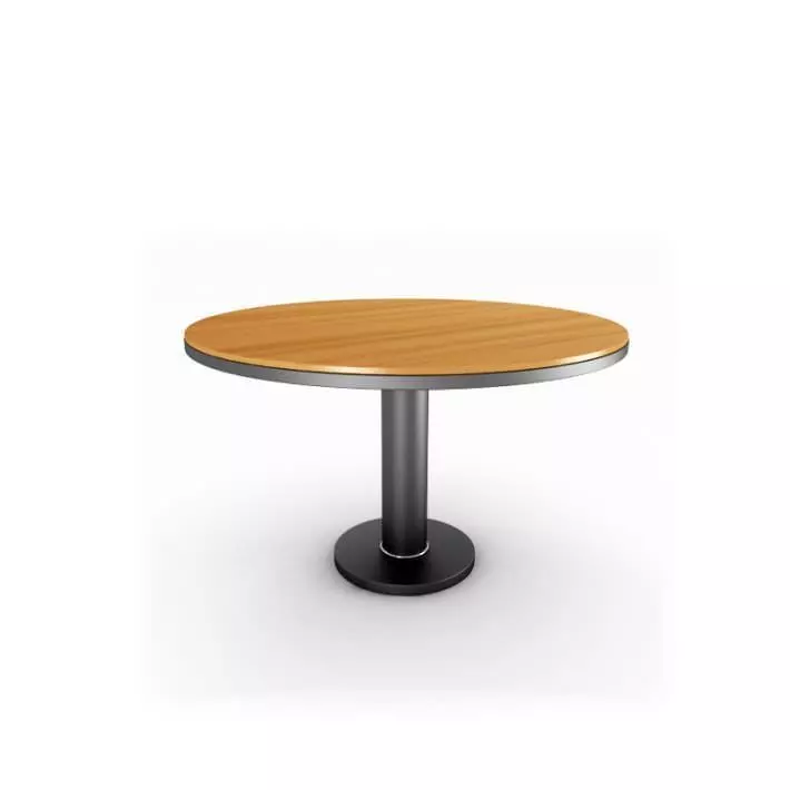 Wooden Top Restaurant Table 3D model