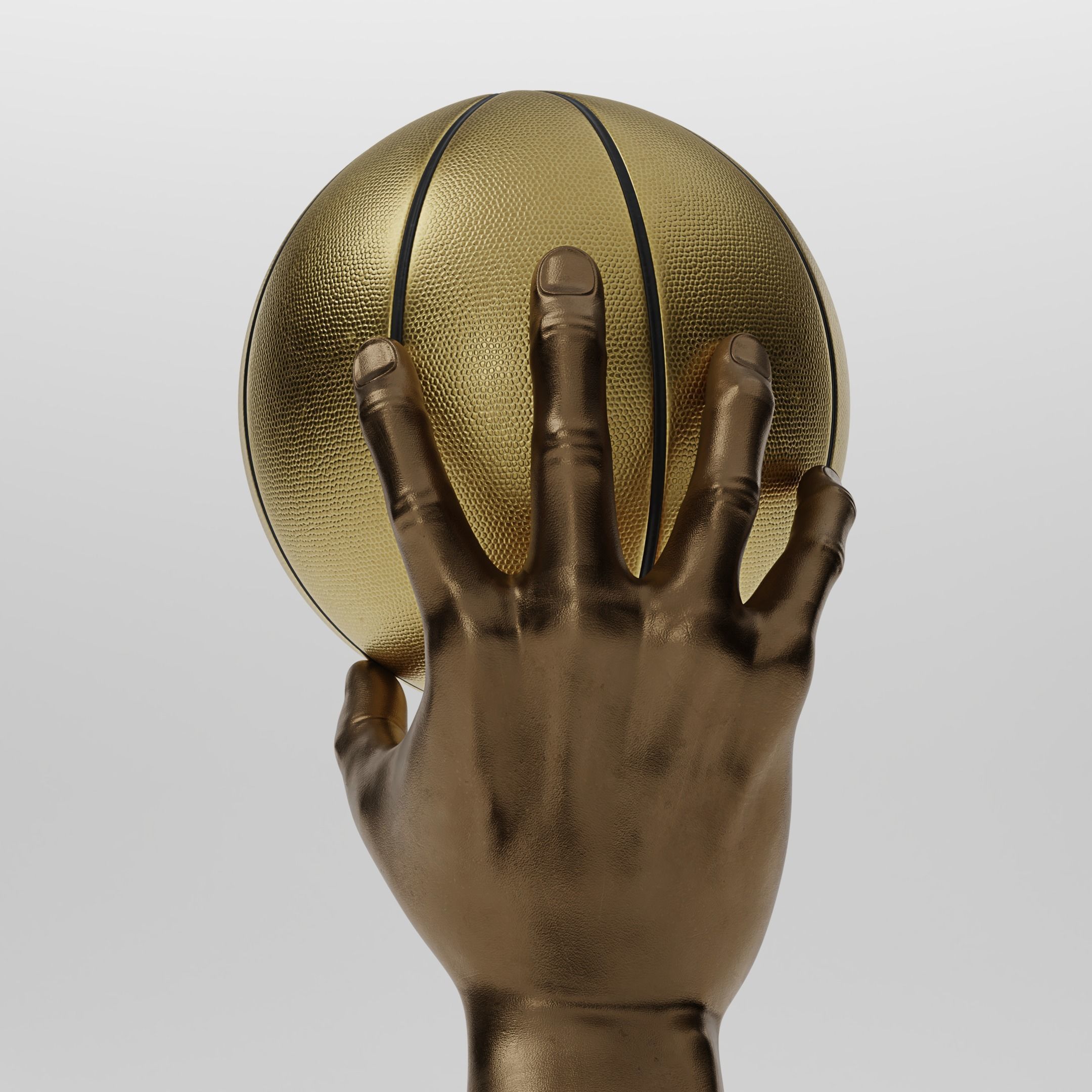 BasketBall Trophy 3D model_7