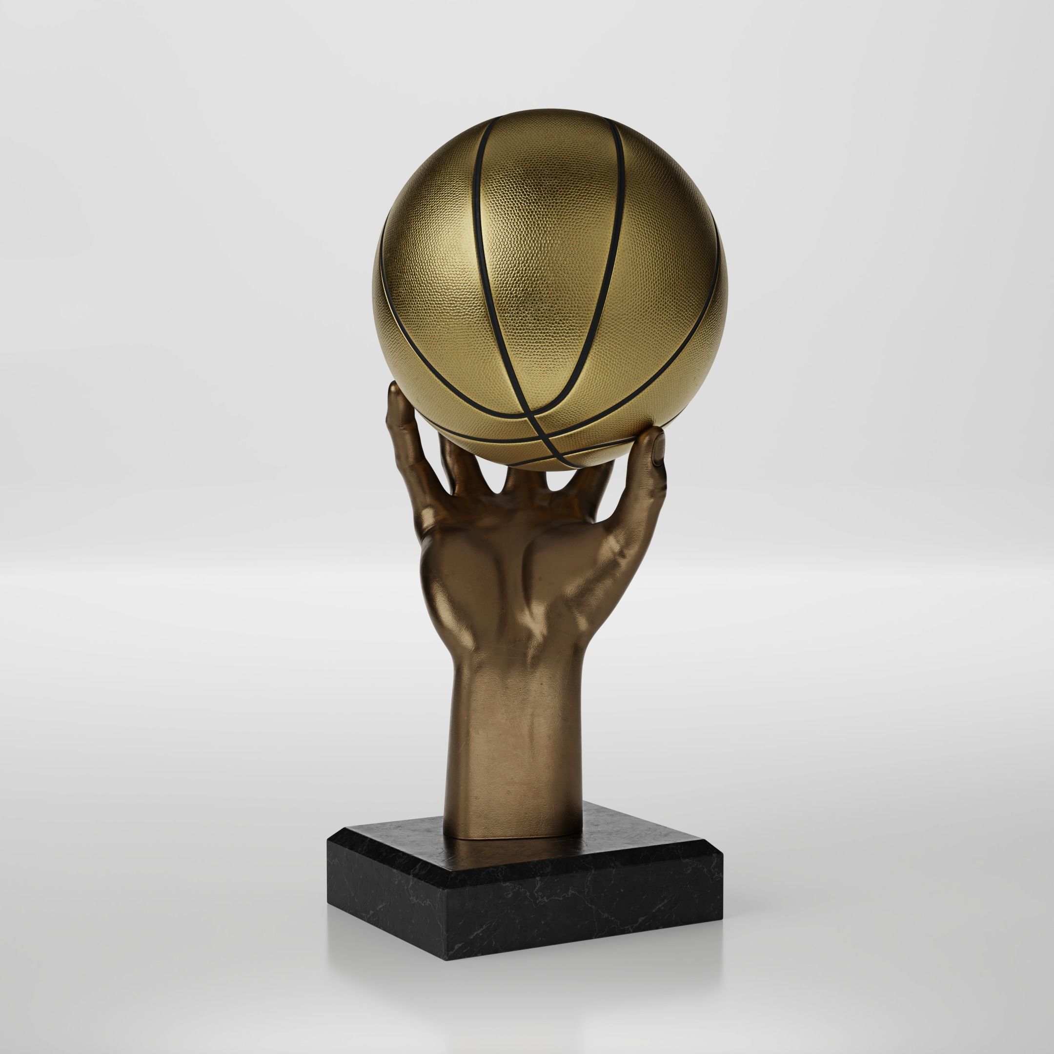 BasketBall Trophy 3D model_4