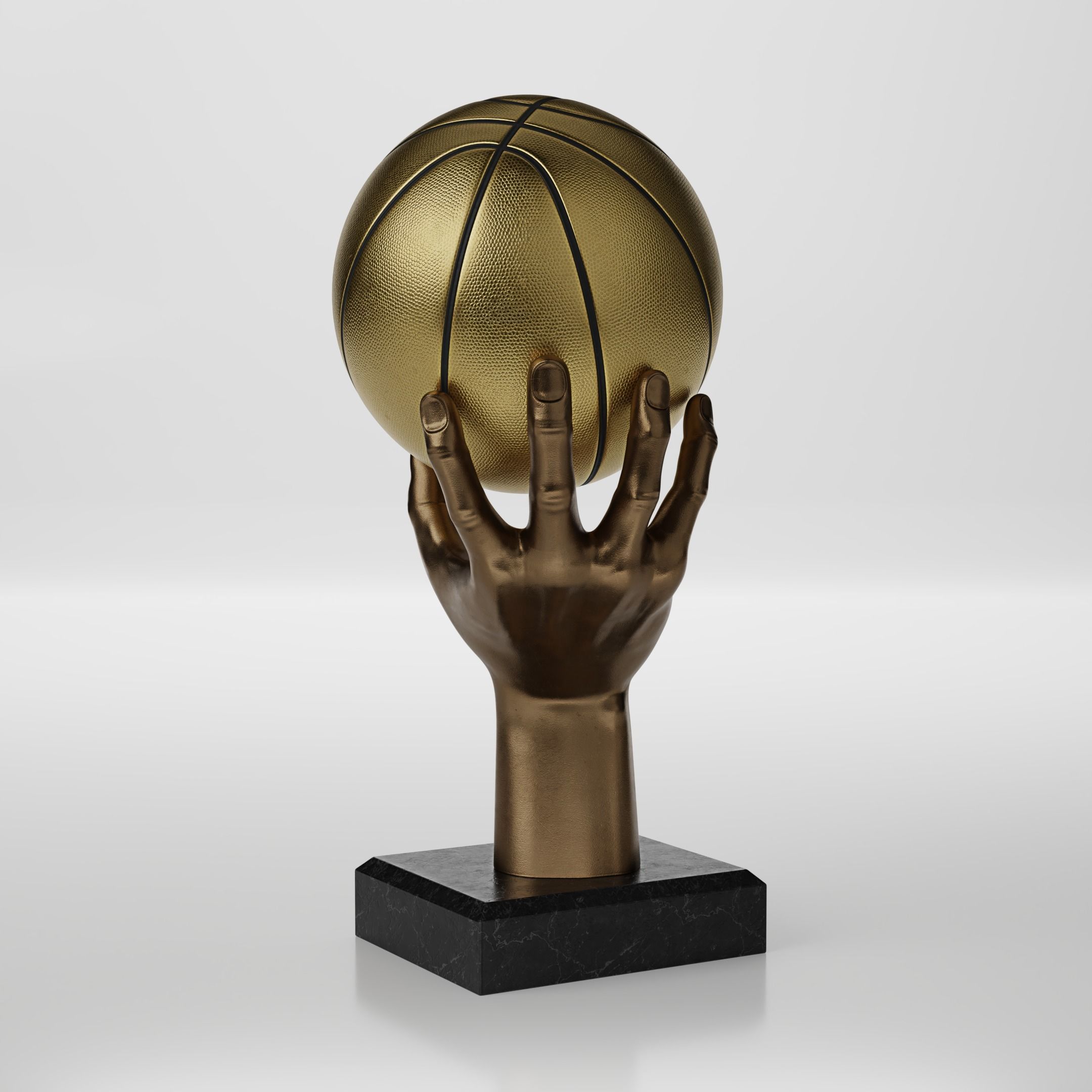 BasketBall Trophy 3D model_5
