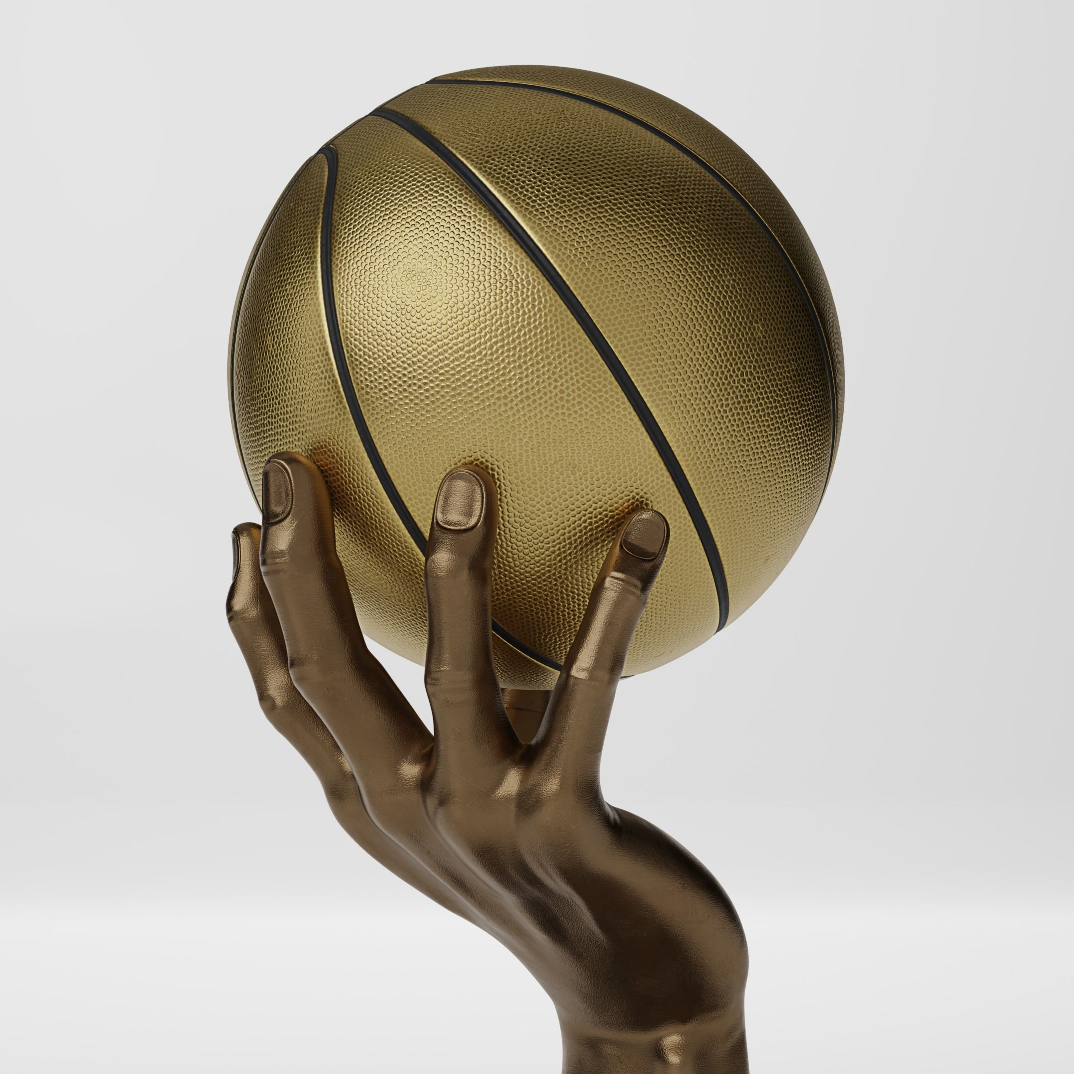 BasketBall Trophy 3D model_6