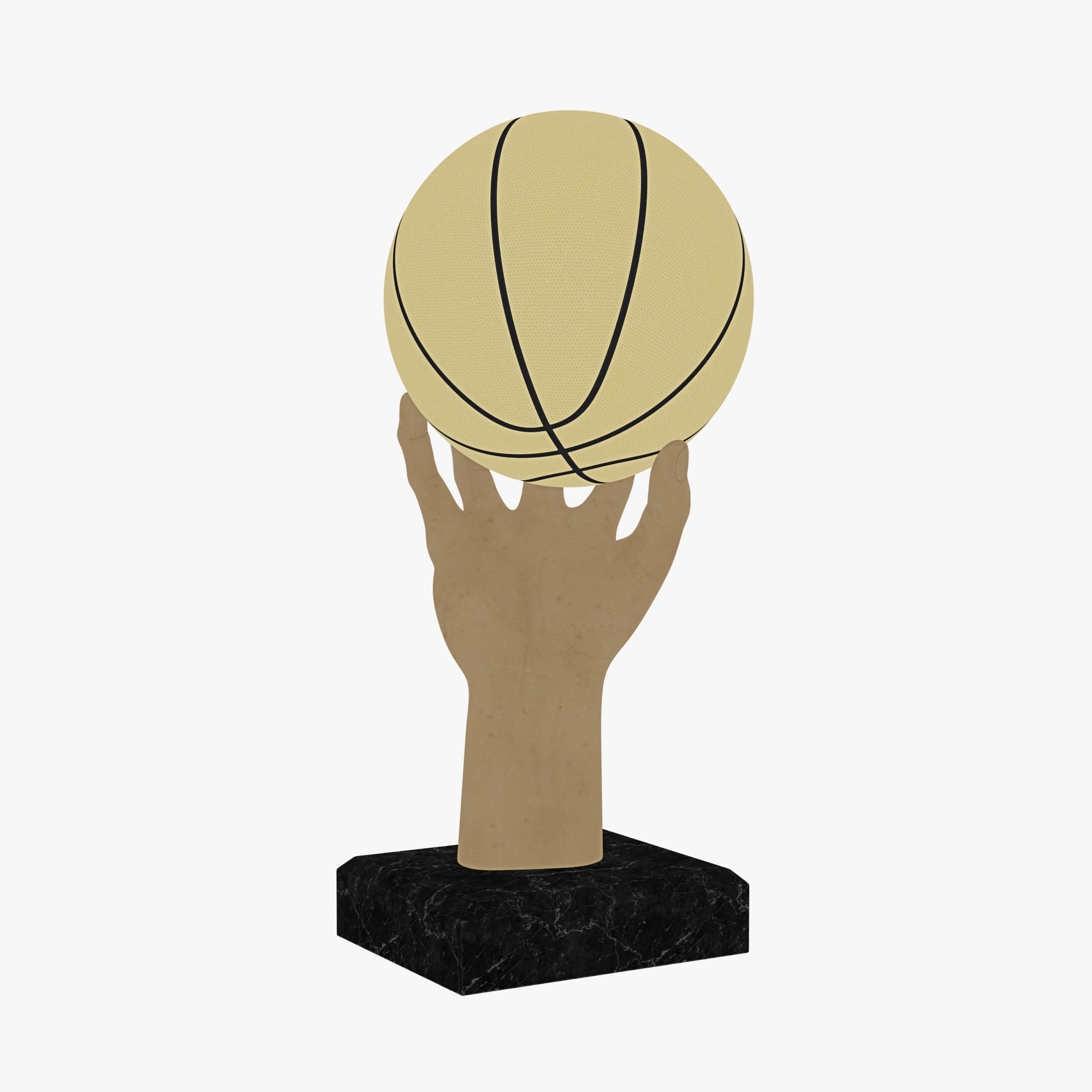 BasketBall Trophy 3D model_8