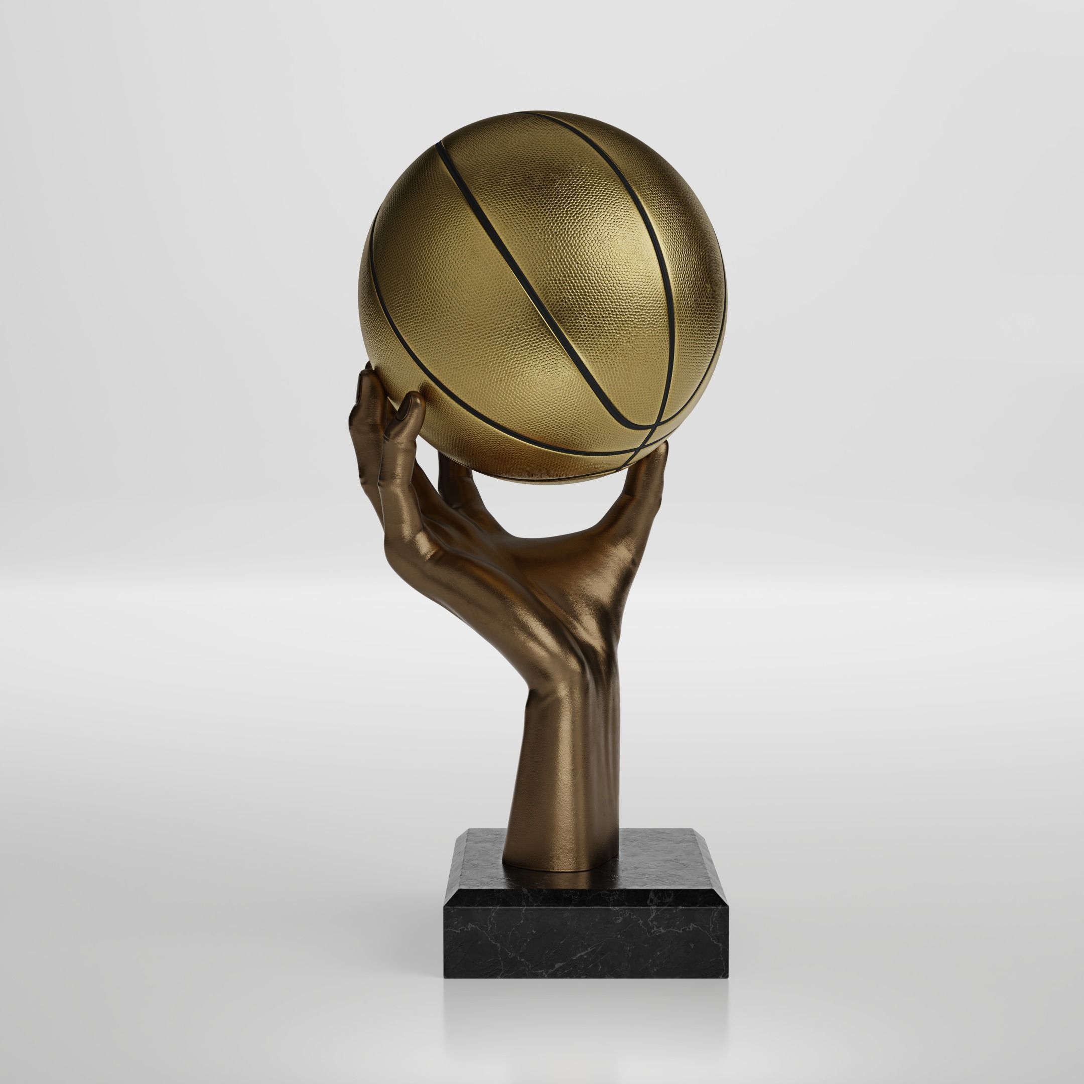BasketBall Trophy 3D model_2