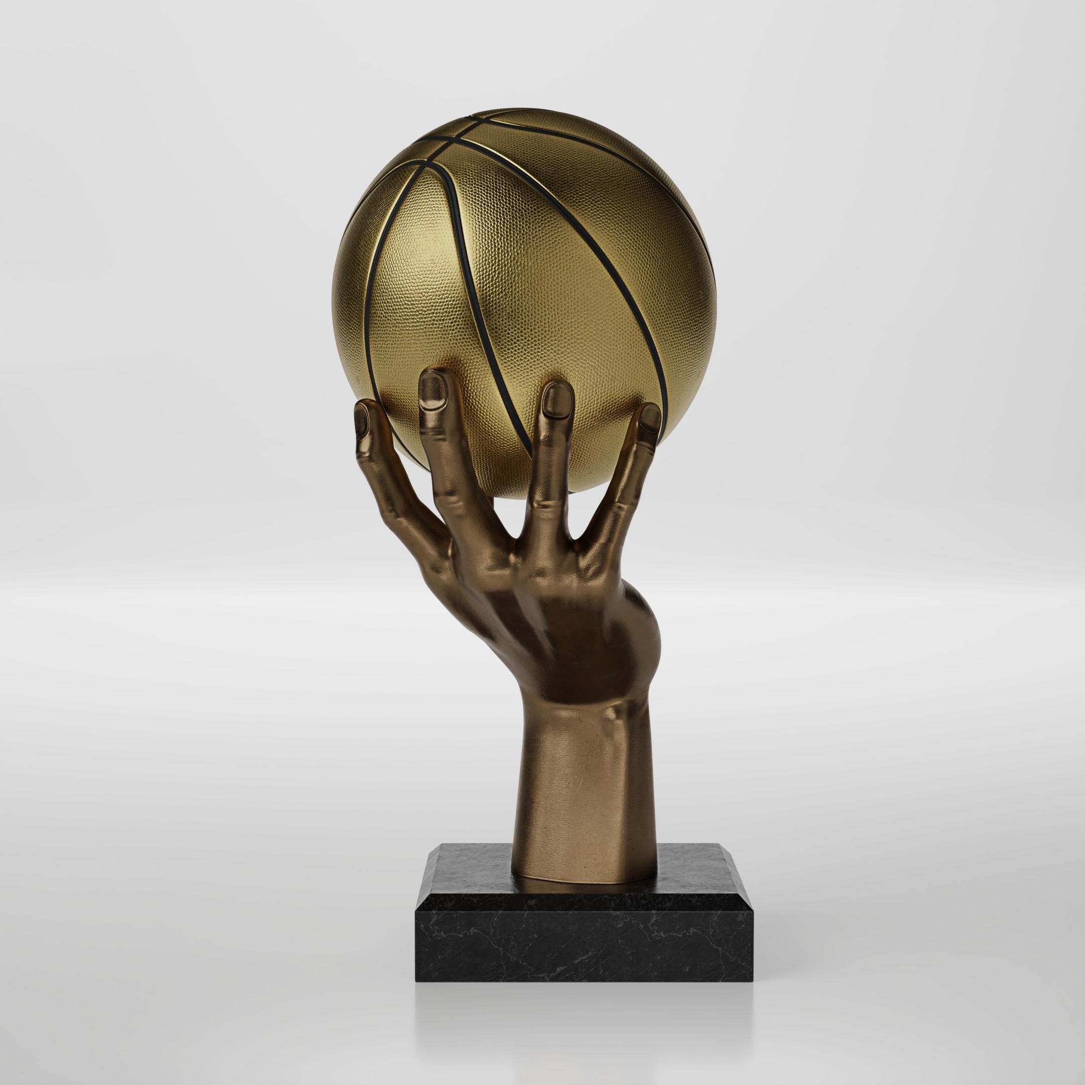 BasketBall Trophy 3D model_1