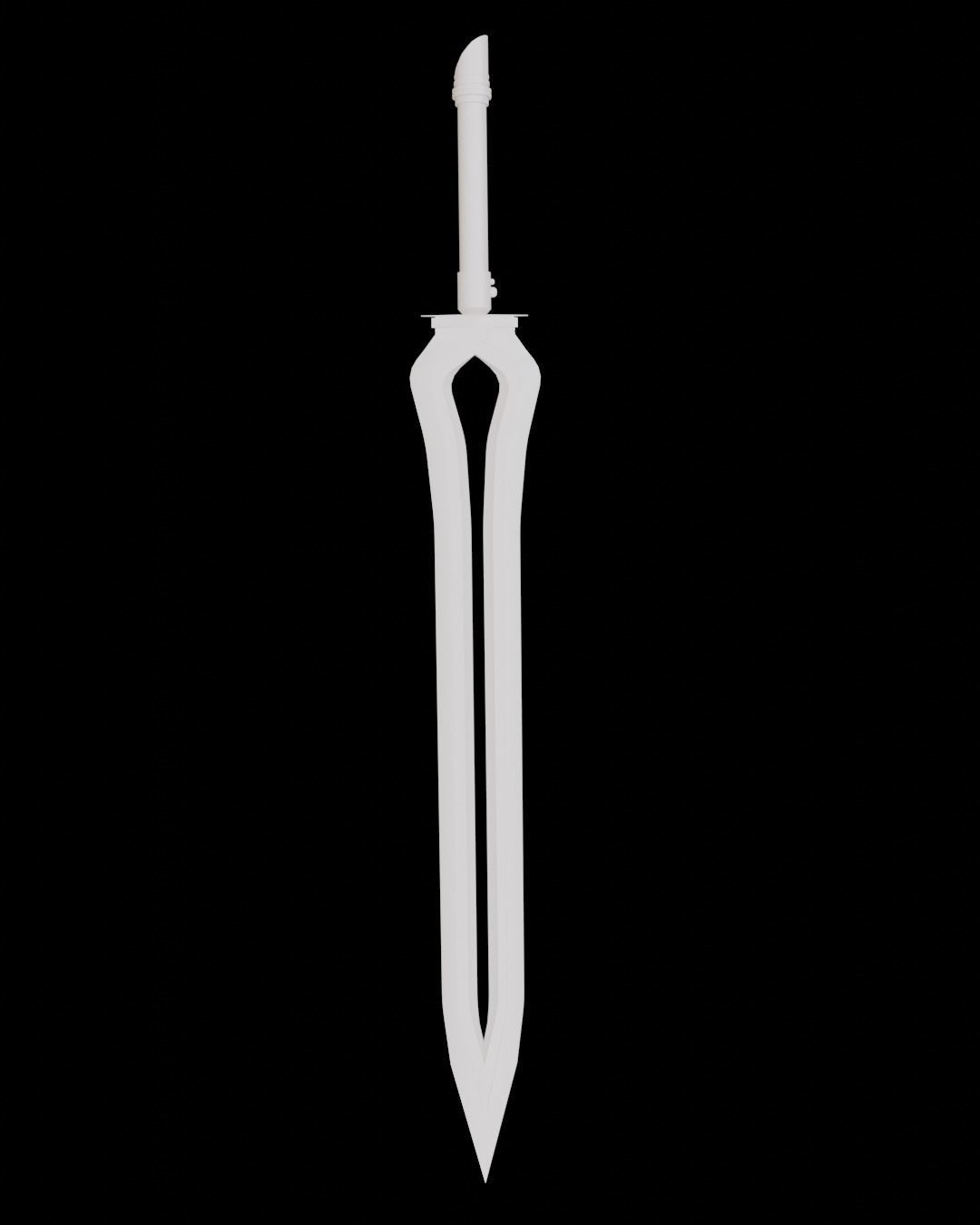 Sci-fi sword for a super villain 2K textures Low-poly 3D model_22