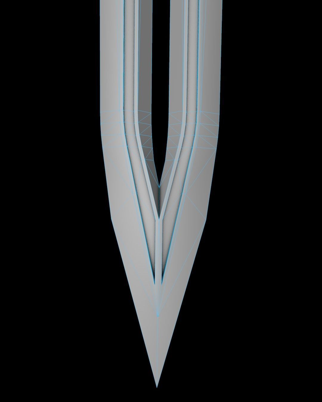 Sci-fi sword for a super villain 2K textures Low-poly 3D model_31