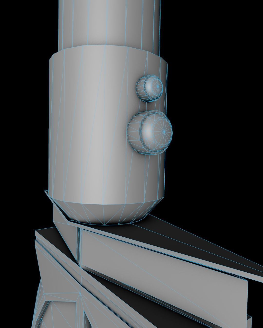 Sci-fi sword for a super villain 2K textures Low-poly 3D model_28