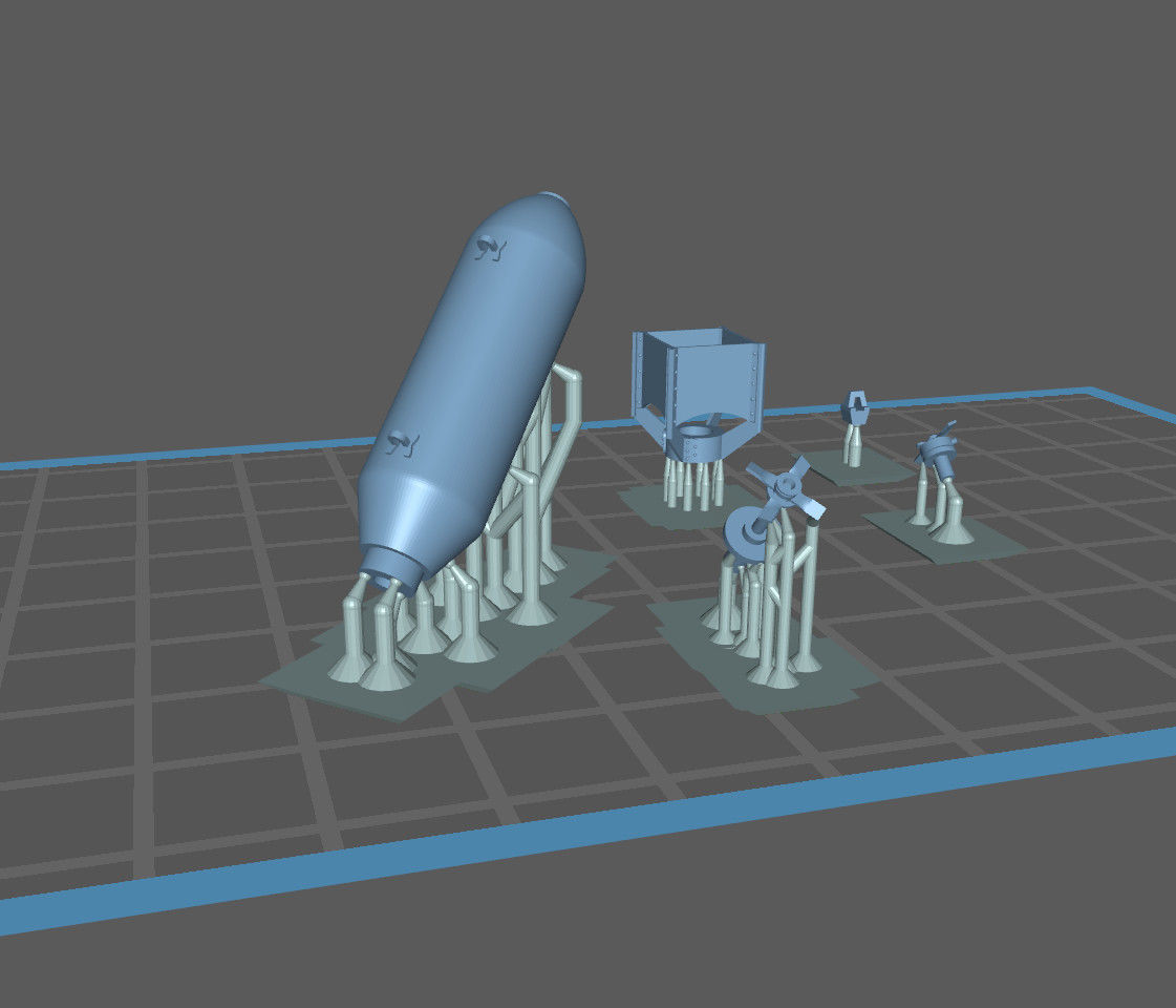 US GP BOMB AN-M30A1 100LB 1-24 3D print model_15