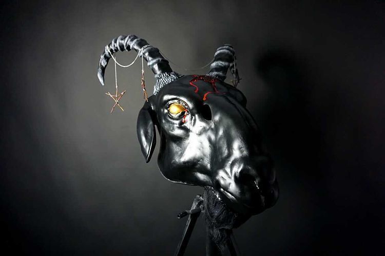 Baphomet Head 2 3D print model_9