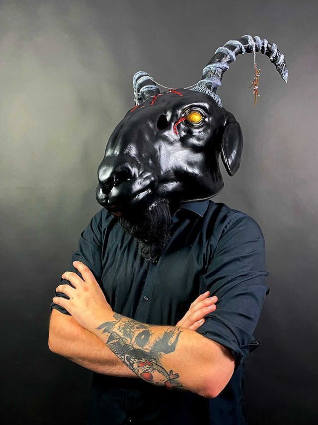 Baphomet Head 2 3D print model_10